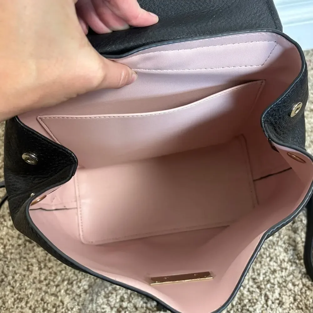 Kate Spade Pebbled Leather Hayes Street Teba Clasp Closure Backpack